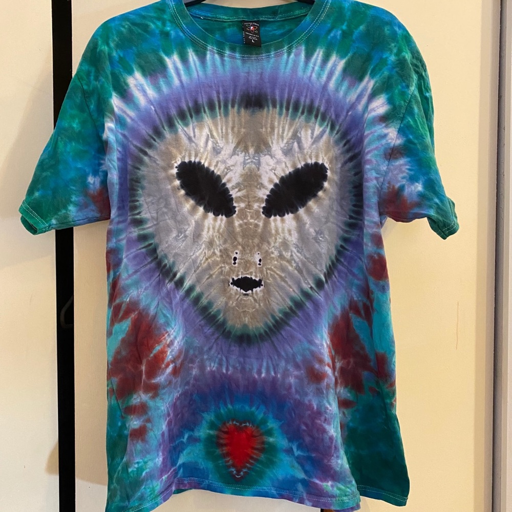 Jammin On hand dyed, one-of-a-kind tie-dye t-shirt